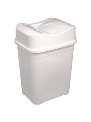 Відро пластикове для сміття BURSEV Pelicano 10 л білий