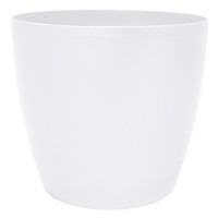 Вазон круглий "Матільда" 12*11 см. 0,9 л. (білий)