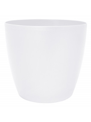 Вазон круглий "Матільда" 12*11 см. 0,9 л. (білий)