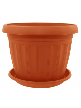 Вазон з підставкою "Терра" 20*15 см. (теракот)