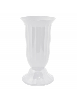 Вазон з підставкою флора 29 (білий)