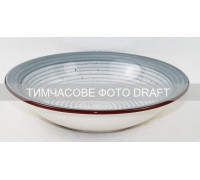 Тарілка супова Ardesto Salerno, 680мл, 21см, кераміка, багатокольоровий