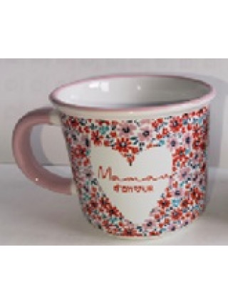 Кружка 400 мл, Ardesto Mom кераміка, багатокольоровий