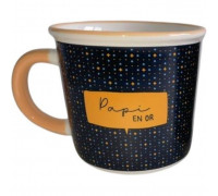 Кружка 400 мл Ardesto Dad,  кераміка, багатокольоровий