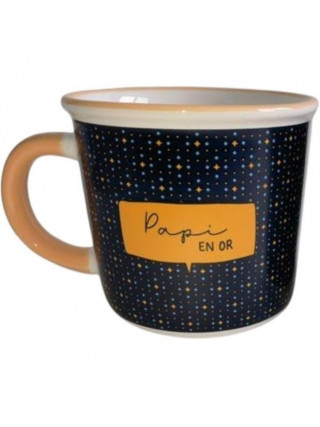 Кружка 400 мл Ardesto Dad,  кераміка, багатокольоровий