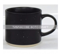 Кружка 420 мл Ardesto Alcor  кераміка, чорний