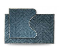 Набір килимів в ванну кімнату Dariana Літл 44*70+44*40 см (2шт.) (синій)