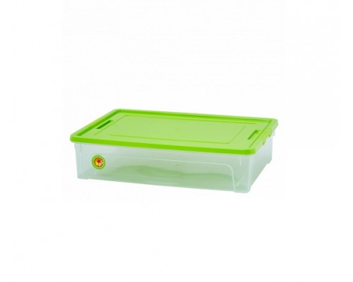 Контейнер універсальний "Smart Box" Practice 5,5 л. 39*29*8 см. (прозорий/оливковий/оливковий)
