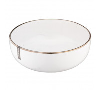 Тарілка супова Ardesto Marmo, 19 см, біла, кераміка