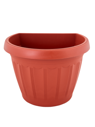 Вазон настінний "Терра" 22*16 см. 2,8 л. (теракот)