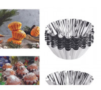 Набір форм для тарталеток та кексів 9*5,8*3 см 6 шт