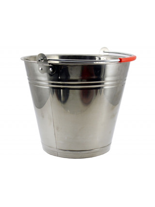 Відро Zauberg без кришки, нержавіюча сталь 10 л, d-30 см.