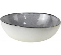 Салатник Ardesto Daiano, 700мл, 17см, порцеляна, сірий