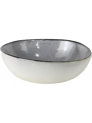 Салатник Ardesto Daiano, 700мл, 17см, порцеляна, сірий