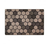 Килим універсальний для підлоги ТМ Dariana Льон мозаїка 70*120 см