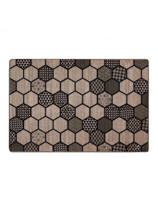 Килим універсальний для підлоги ТМ Dariana Льон мозаїка 70*120 см
