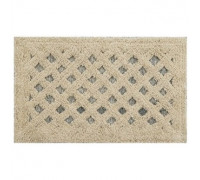 Килимок для підлоги туалетних та ванних кімнат СОФТА 45x75 TM Dariana бежевий з ромбами