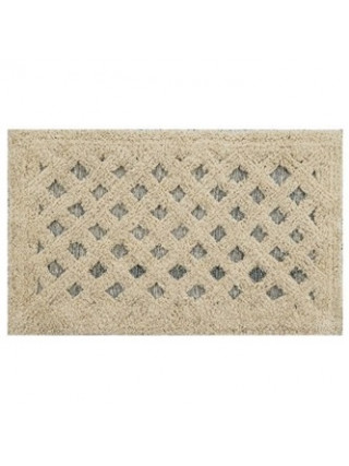 Килимок для підлоги туалетних та ванних кімнат СОФТА 45x75 TM Dariana бежевий з ромбами