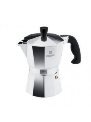 Кавоварка гейзерна Vinzer Moka Espresso 150 мл. алюміній, 3 чашки