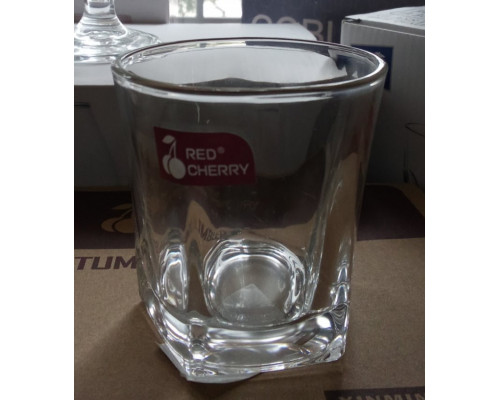 Набір склянок Red cherry 195 мл. для соку 6 шт.