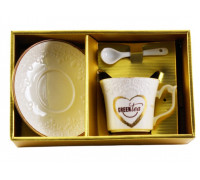 Набір 2-х предметний Interos (чашка 180 мл з блюдцем) порцеляна