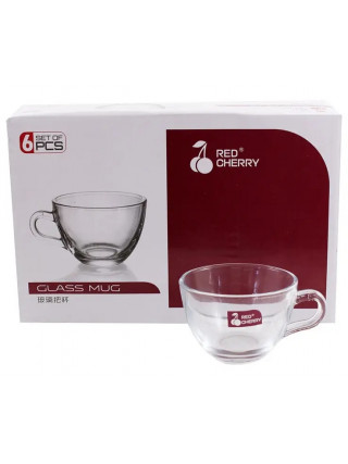 Набір чашок Red Cherry 240 мл 6 шт
