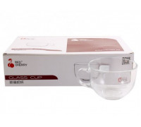 Набір кухлів скляних Red Cherry Glass 370  мл 6 шт 