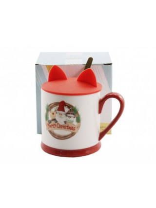 Кружка 370 мл  Interos Новорічна  кол. кор.