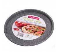 Форма для випічки піци Kamille d-29 см., h-2 см. з вуглецевої сталі (мармур)