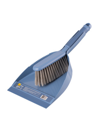 Набір для прибирання Ardesto Solid совок та щітка, синій