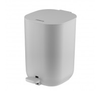 Відро для сміття Ardesto Vigor з педаллю, 3л, поліпропілен, cірий