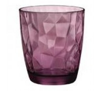Склянка Bormioli Rocco Diamond Rock purple 300 мл., низька