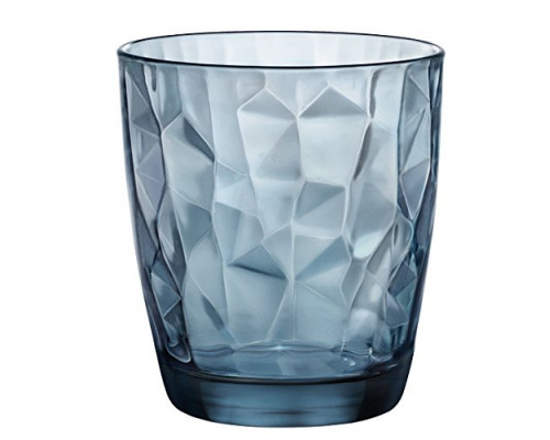 Склянка Bormioli Rocco Diamond Ocean blue 390 мл., низька