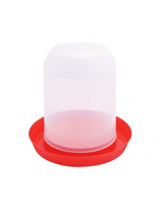 Поїлка для птахів 5 л (червоний)