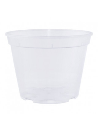 Вазон дренажний 11*8 см; 0,55 л (прозорий)