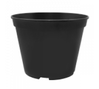 Вазон для розсади круглий 0,55 л, 11,0*8,0 см, упаковка (55 шт) (чорний)