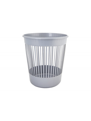 Корзина для паперу кругла 12 л. (сіра)