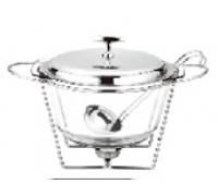 Марміт Ardesto Black Mars 3800мл, скло, нержавіюча сталь, кругла, прозорий