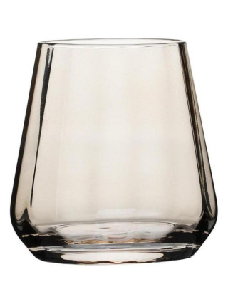 Набір склянок низьких Ardesto Black Mars Altair 420мл, 2шт, скло, золотистий