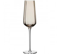 Набір келихів для шампанського Ardesto Black Mars Altair 300мл, 2шт, скло, золотистий