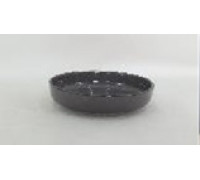 Тарілка супова Ardesto Lazio, 730мл, 18.5см, кераміка, сірий темний