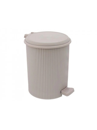 Відро для сміття з педаллю Elif Plastic 11 л., Nostalgia (сірий)