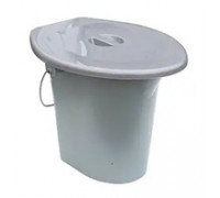 Відро туалетне Plastic's Craft 16 л. (металік)