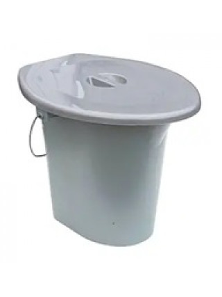 Відро туалетне Plastic's Craft 16 л. (металік)