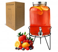 Лимонадник S&T Рельєф 3,8 л на мет.підставці 