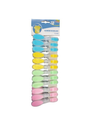 Набір прищіпок для білизни силіконових Feniks (КB 64) 12 шт. (48)
