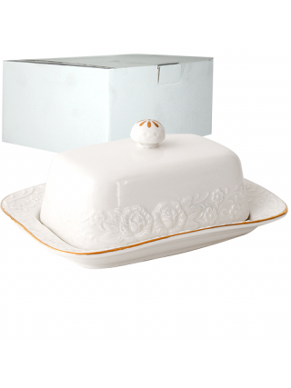 Маслянка порцелянова S&T Біла ніч 19,5*13,5 см.