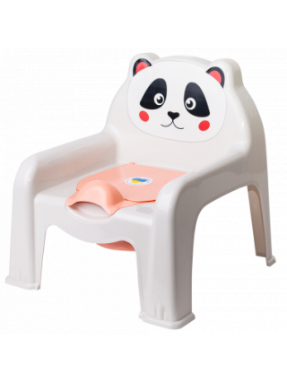 Горщик дитячий "Крісло-Звірята" (біла троянда)*6