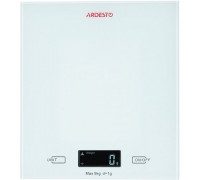 Ваги кухоннi Ardesto SCK-893W, макс. вага 5 кг/білий