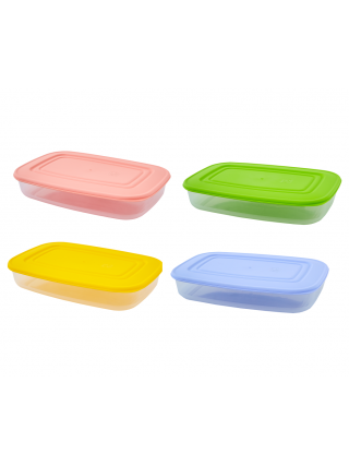 Контейнер для харчових продуктів (прямокутний) 0,95 л. (колір мікс)